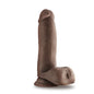 Dildo Autolubricacion Dr. Skin Glide 7 Chocolate - dildo realista - dildo con ventosa - con lubricante - pene de juguete - tienda sexual - consolador
