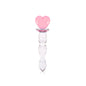Dildo Crystal Rosa - dildo de vidrio - dildo de cristal - juguetes sexuales - juguetes eroticos - sex shop Chile
