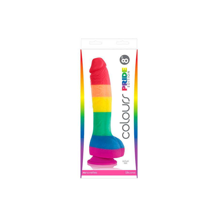 Dildo Edición Pride 8 - dildo realista - dildo con ventosa - dildo pride - sex shop Chile - tienda erotica