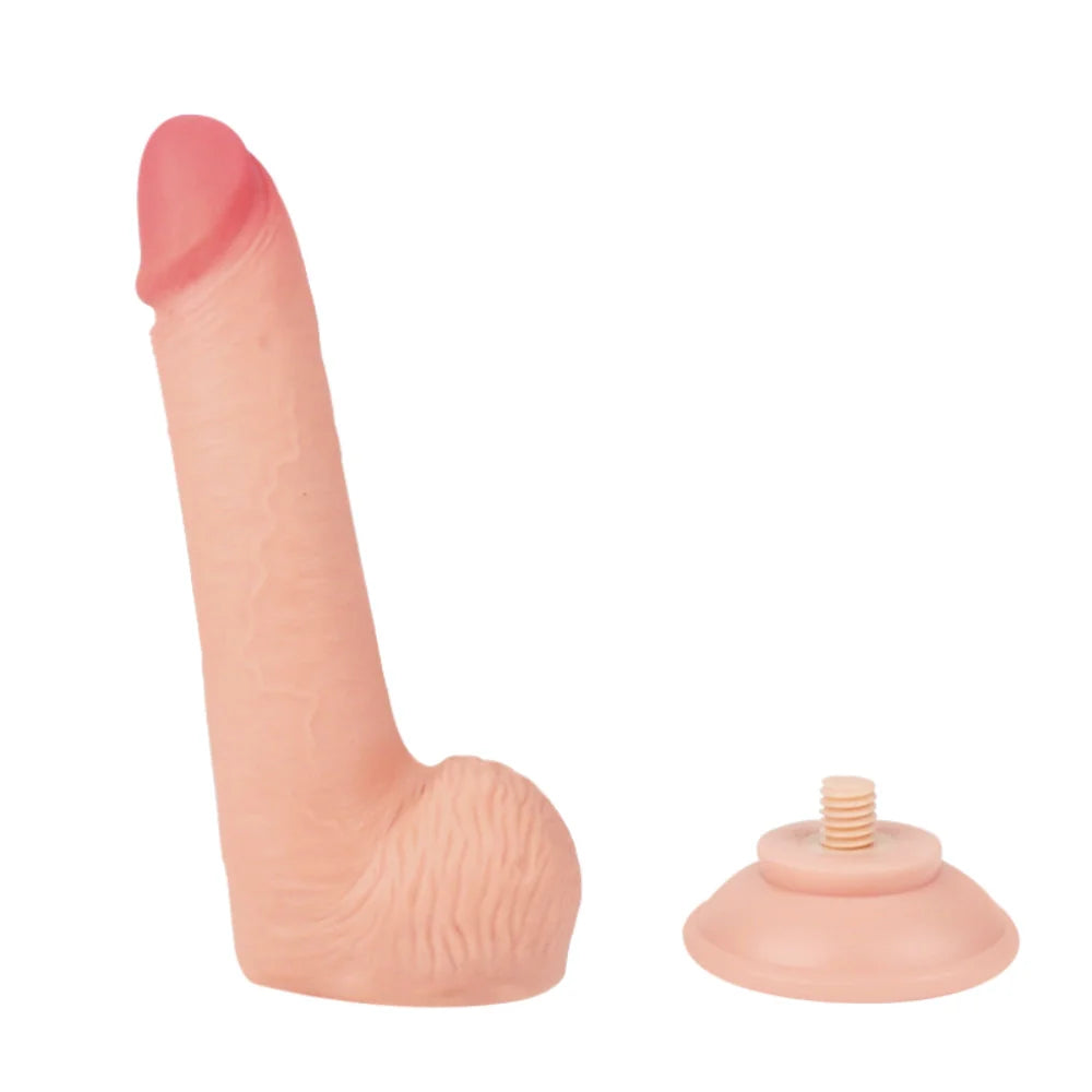 dildo realista - generacion x - fantasia sexual - fetiche de personaje - dildo realista - pene con testiculos - pene de goma - consolador - dildo realista - ventosa - cuerpo articulable - placer personalizado - textura realista - dildo blanco - sexshop dominame
