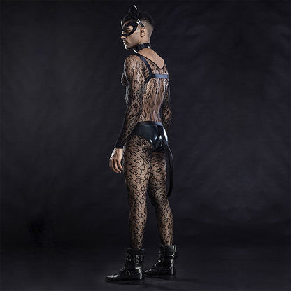 Disfraz Leopardo Hombre - JSY - traje fantasia erotica - ropa tematica adulto - lenceria masculina - cosplay