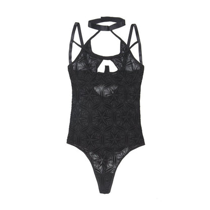Diva Teddy Black - lenceria sensual para mujer - ropa interior de encaje