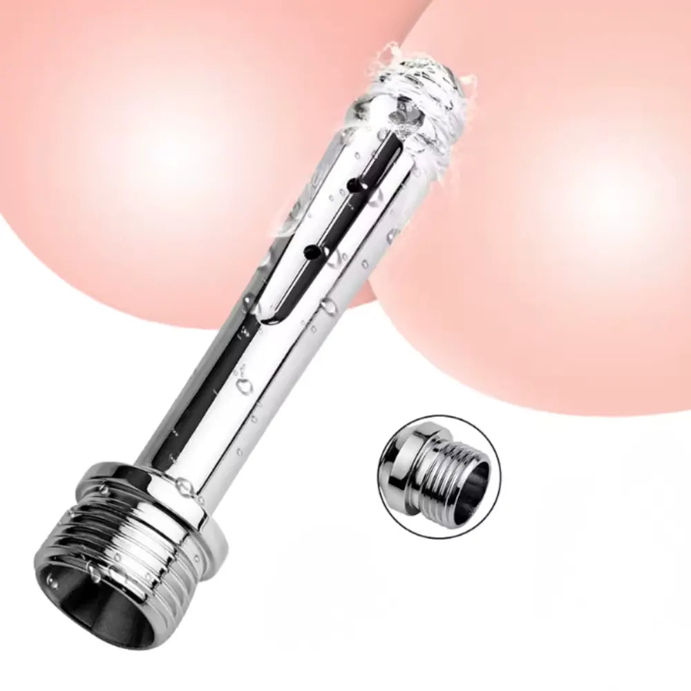 Enema Conector de Ducha Silverhole - higiene sexual - lavado anal - higiene anal - enema anal - enema para lavado - sexshop chile - dominame