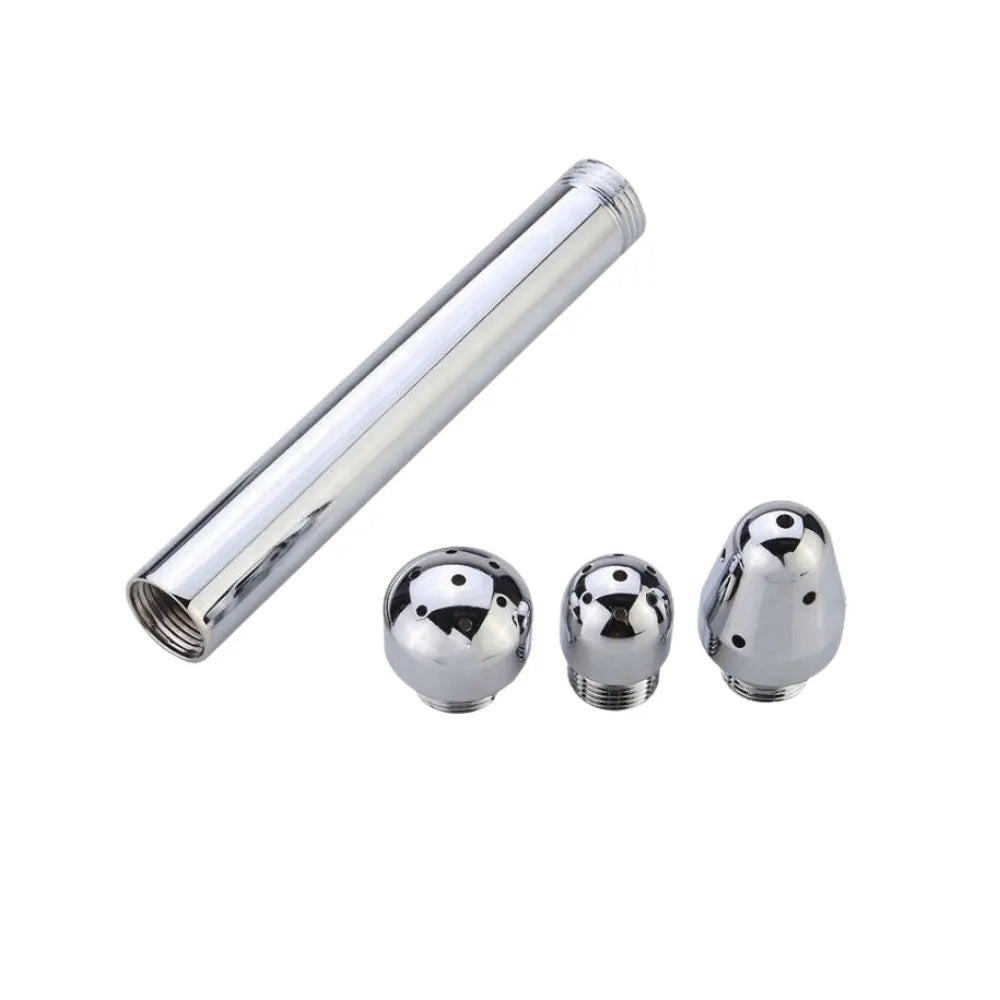 Enema Conector de Ducha Silverhole Plus - higiene sexual - lavado anal - higiene anal - enema anal - enema para lavado - sexshop chile - dominame