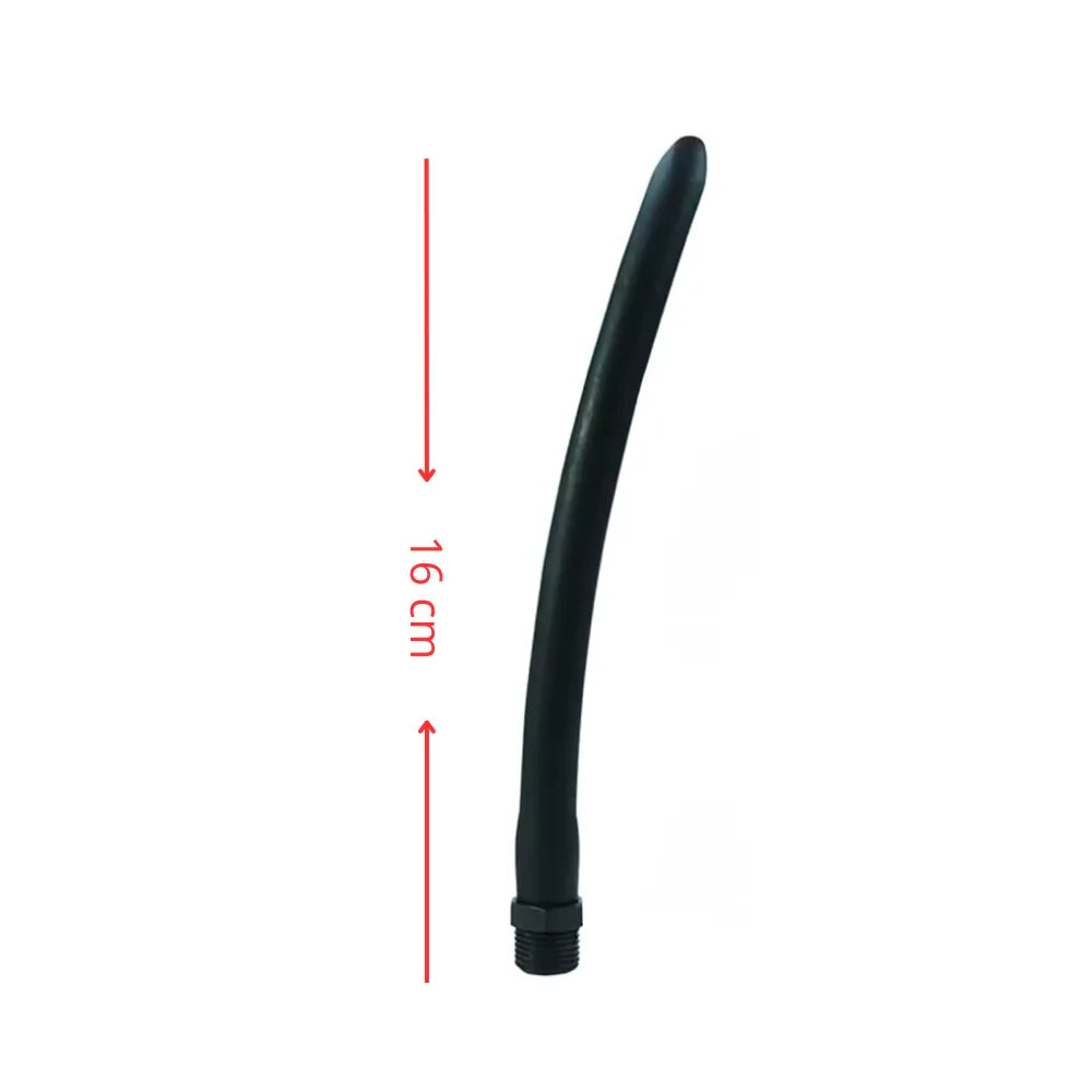 Enema Ducha Telefono Flexible Blackhole - higiene sexual - lavado anal - higiene anal - enema anal - enema para lavado - sexshop chile - dominame