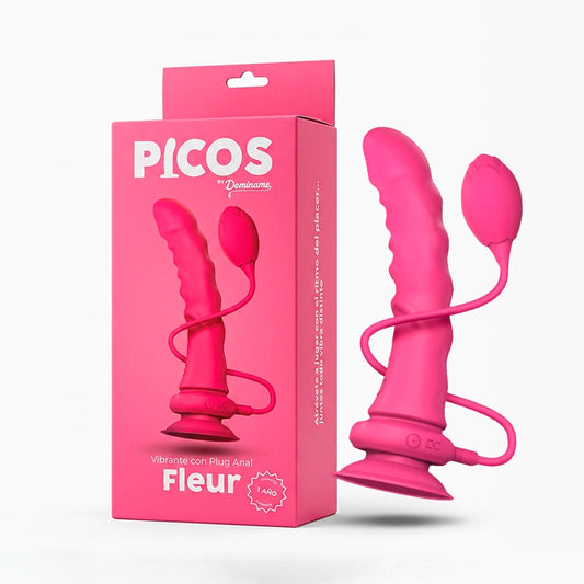 Dildo Vibrante con Plug Anal Fleur - dominame.cl sexshop - sex shop 