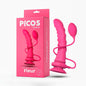 Dildo Vibrante con Plug Anal Fleur - dominame.cl sexshop - sex shop 