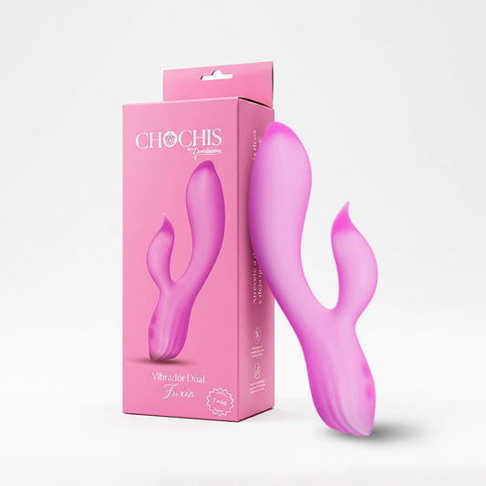 Vibrador Dual Fuxia - dominame.cl - sex shop