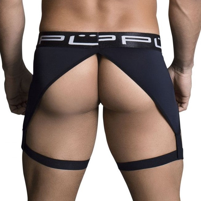 G-string/Brief Black - portaligas hombre - lenceria sexy hombre - ropa interior masculina - caloncillo