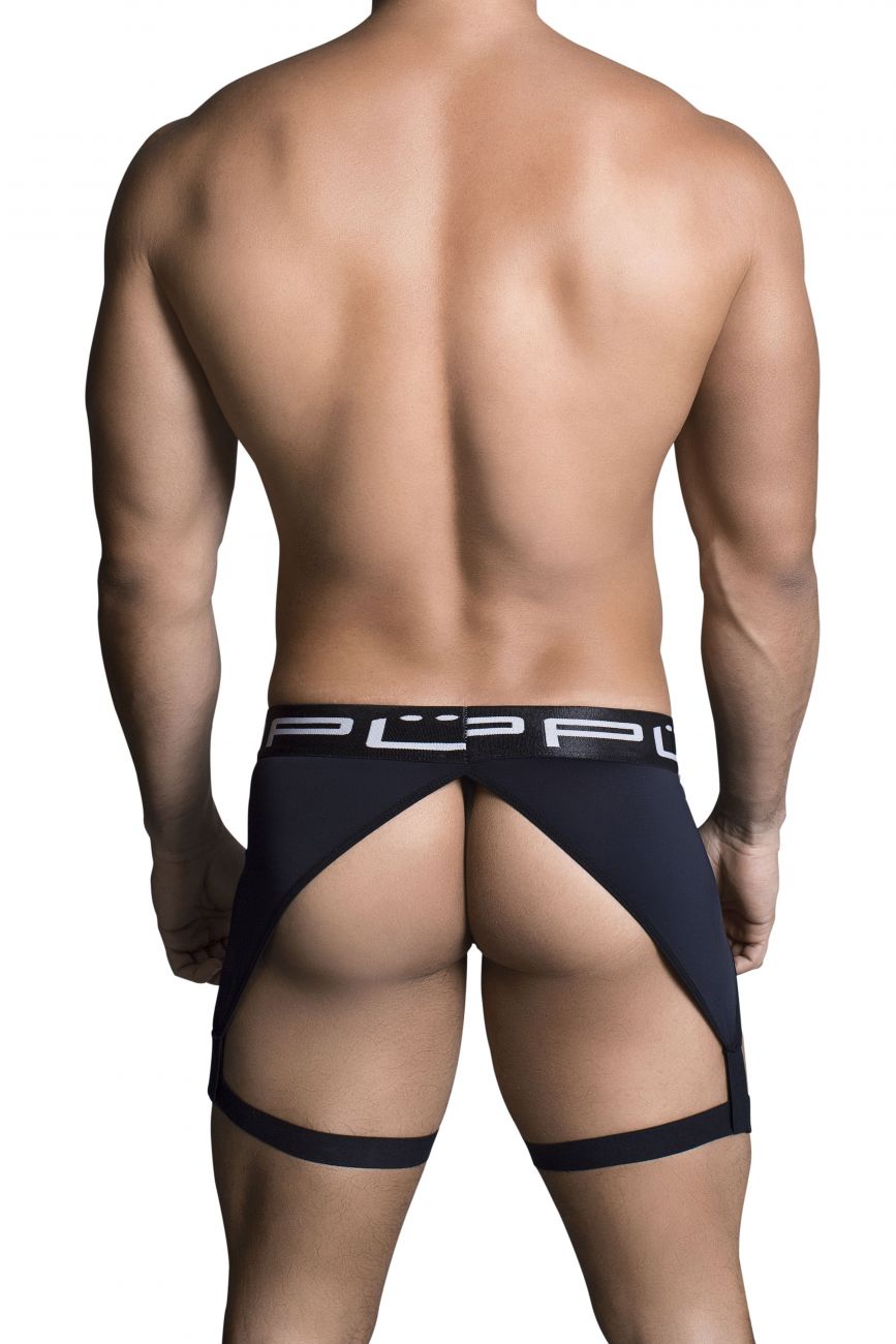 G-string/Brief Black - portaligas hombre - lenceria sexy hombre - ropa interior masculina - caloncillo