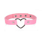 Gargantilla Sweet Heart Chrome Heart Rosa - Collar Bondage - Collar Kink - Envios discretos