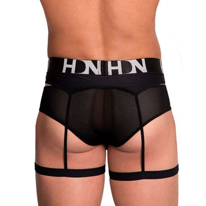 Garterbelt briefs black - portaligas hombre - lenceria de hombre - ropa interior sexy masculina - calzoncillos - ropa sexy hombre - sexshop - sexy shop chile