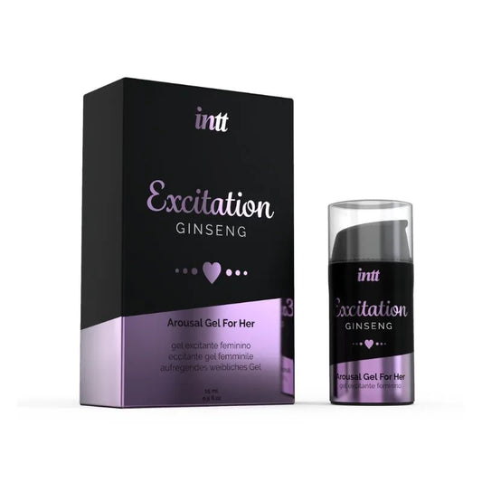 Gel Excitacion - Ginseng- cosmetica erotica -  intt- aumenta libido- sexshop - dominame