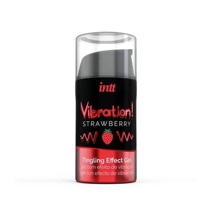 Gel - Vibrador - frutilla - inttcosmetics - intt - cosmetica - sexshop - dominame