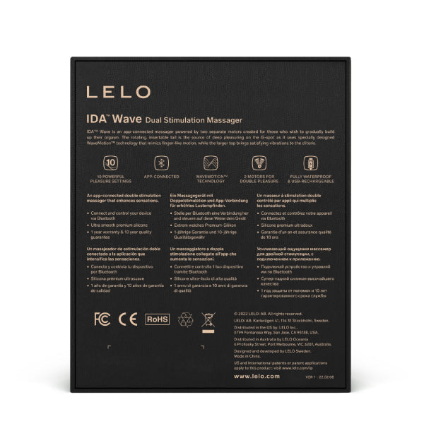 Ida wave - LELO - estimulador dual sonico - juguetes sexuales vibradores - vibradores - vibradores clitoris - Sex shop Dominame.cl