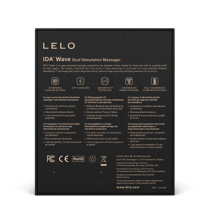 Ida wave - LELO - estimulador dual sonico - juguetes sexuales vibradores - vibradores - vibradores clitoris - Sex shop Dominame.cl