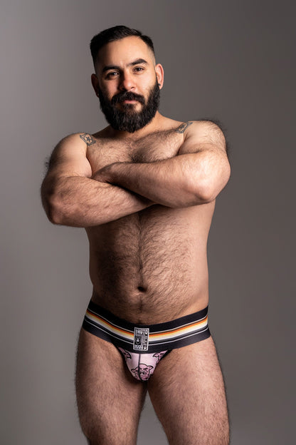 JOCK POSING PIGGY - Suspensorio - jock - lenceria masculina - ropa intima deportiva de hombre - ropa interior masculino