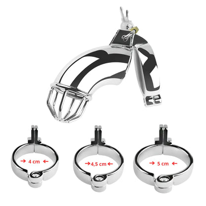 Jaula de castidad ironlock - anillo pene - Detained - Dominacion y sumision - Sado - Practicas BDSM - sexshop - dominame
