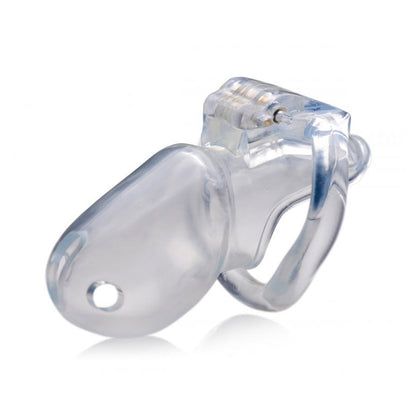 Jaula de Castidad Transparente Captor - Grande - Bondage - BDSM - Fetichismo - Accesorio de Restriccion - sexchop