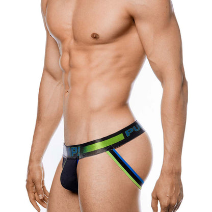 Jockstrap Play Green - Pump Underwear - Ropa Interior para Hombre - Sexshop