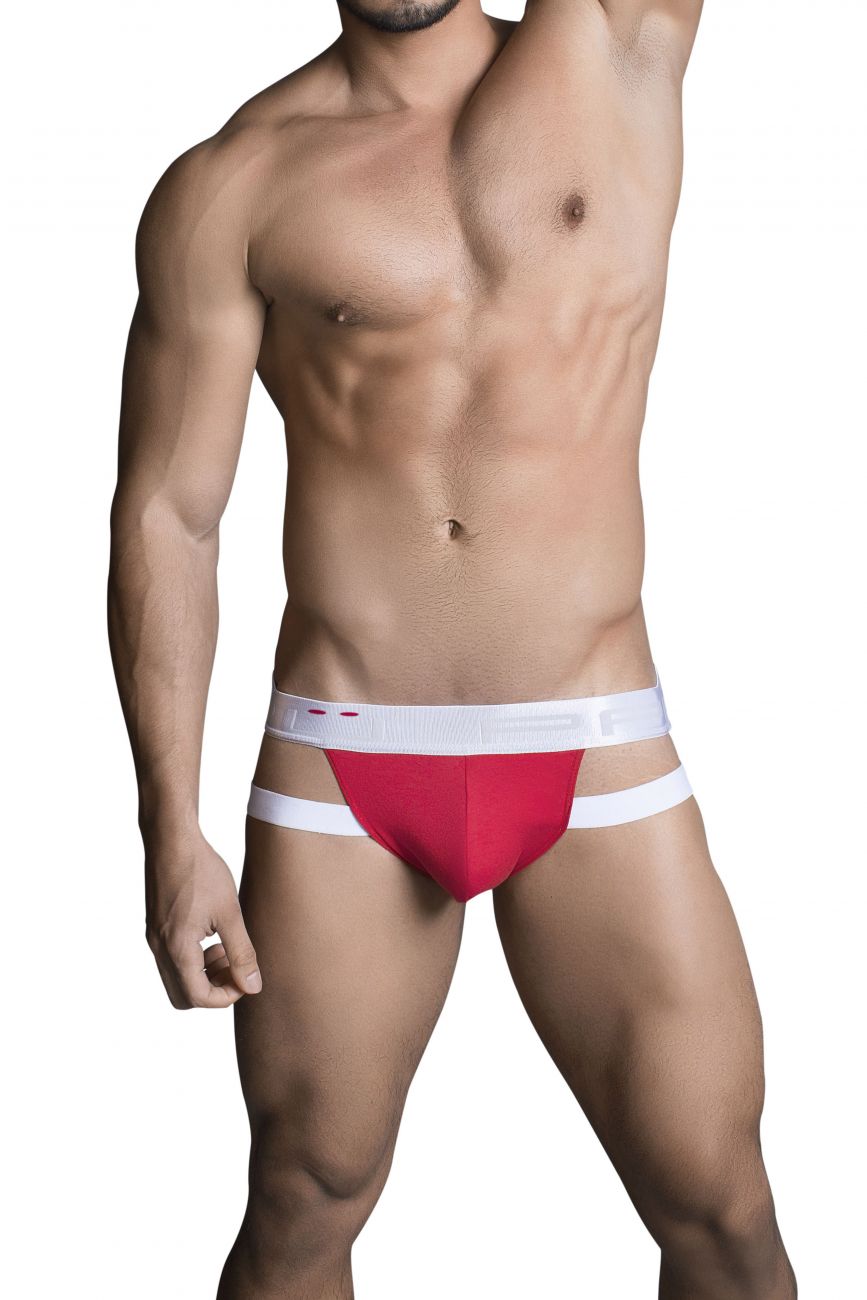 Jockstrap Red - suspensorios - correas - portaligas - calzoncillo - ropa interior hombre - lenceria masculina