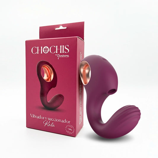 Vibrador y Succionador Kala - dominame.cl - sex shop 