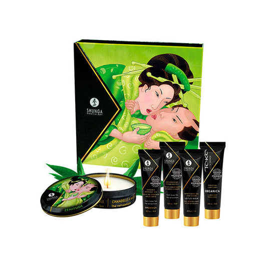 Kit Secretos de Geisha Orgánico Shunga - Productos de bienestar sexual Dominame.cl