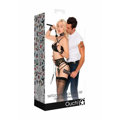 Kit de bondage Tattoo de Ouch - bdsm - bondage - kynk - Sexshop Dominame.cl