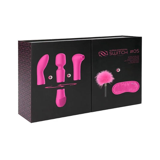 Kit vibrante 5 placeres de Ouch - masajeador - succionador - punto g- Sexshop Dominame.cl