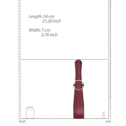 Latigo tipo Cinturon Halo - Burgundy de Ouch! - Belt Flogger - Bondage - Sexshop Dominamecl