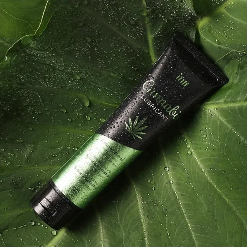 Lubricante intimo - lubricante a base de agua - cannabis - lubricante estimulante - placer natural - cbd - aceite de hemp - intt - cosmetica sexual - lubricante erotico - gel intimo - sexshop dominame