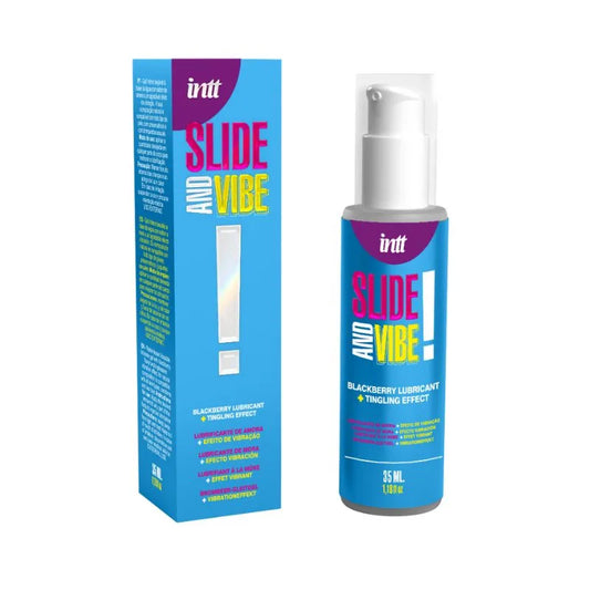 Lubricante - Efecto Vibrante - sabor Mora - intt - inttcosmetics - cosmetica erotica - sexshop - dominame