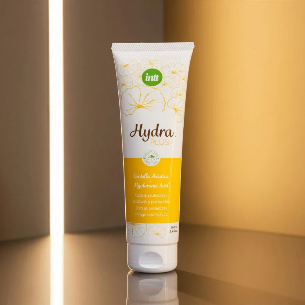 lubricante  - centella asiatica - acido hialurónico - lubricante hidratante - lubricante para pieles sensibles - compatible con zonas delicadas - lubricante hipoalergenico -lubricante a base de agua - textura espesa - lubricante intimo - lubricante vaginal - lubricante anal - compatible con preservativos - sin olor - comestible - sensacion suave - lubricante compatible con juguetes - intt europa - intt - sexshop dominame - dominame 