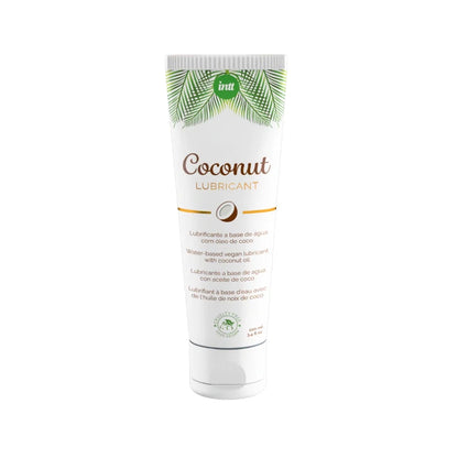 lubricante - lubricante de coco - oleo de coco - lubricante hipoalergenico -lubricante a base de agua - textura espesa - lubricante intimo - lubricante vaginal - lubricante anal - compatible con preservativos - sin olor - comestible - sensacion suave - lubricante compatible con juguetes - intt europa - intt - sexshop dominame - dominame 