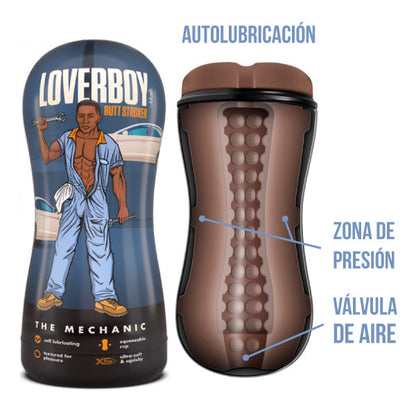 Masturbador Autolubricante Loverboy - masturbador de fantasias - juguetes sexuales - tienda erotica - sexshop - dominame.cl