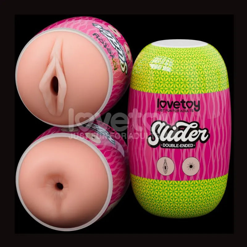 Masturbador slider doble vagina y ano