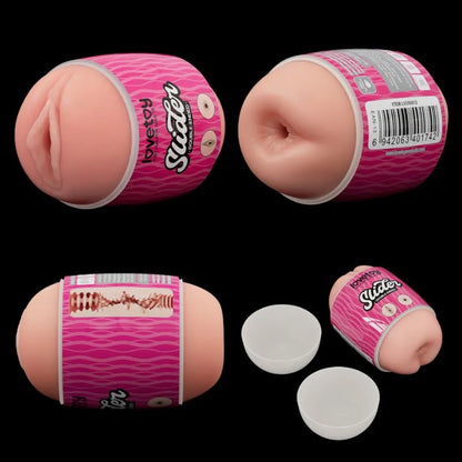Masturbador slider doble vagina y ano
