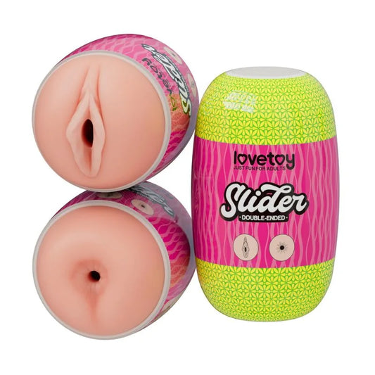 Masturbador slider doble vagina y ano