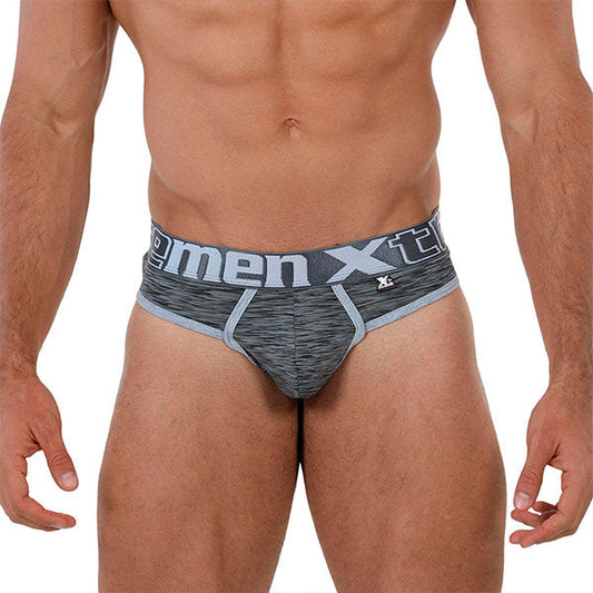Microfiber Thongs Gray - tanga hombre - ropa interior masculina - lenceria hombre - calzoncillo