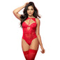 Mini Hearts Teddy - Bodysuit erotico - Body lenceria sexy - ropa interior femenina