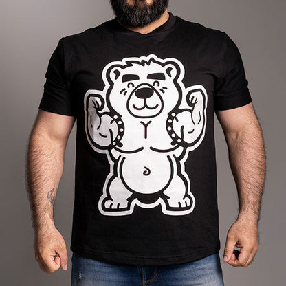 POLERA FLEXING BEAR - polera manga corta - camiseta manga corta