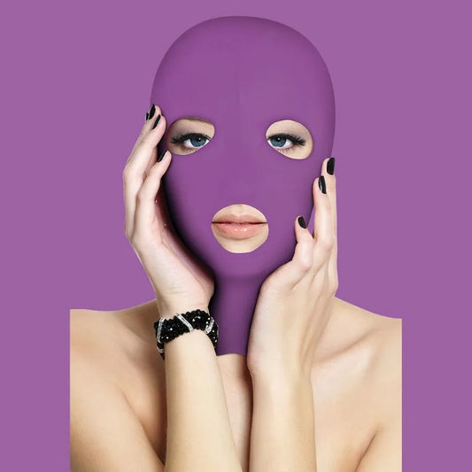 Pasamontañas morado de Ouch - bondage - fetiche - sexo oral - Sexshop Dominame.cl