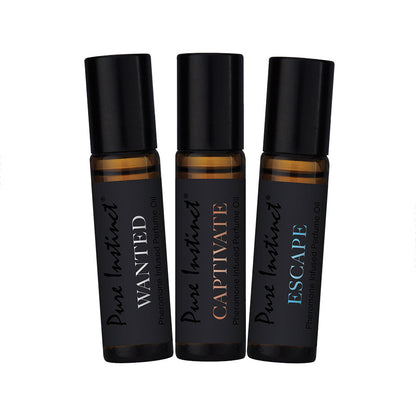 Perfume de feromonas roll on 10 ml. - Pure Instinct - Perfume afrodisiaco - Perfume para seducir - perfume de feromonas - feromonas en aceite - aceites perfumados
