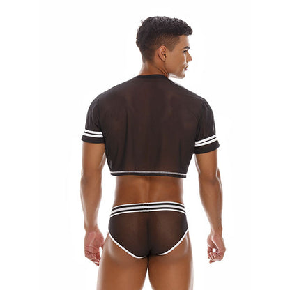 Pistons Crop Top Black - Indumentaria de Fiestas - Accesorios - Sexshop