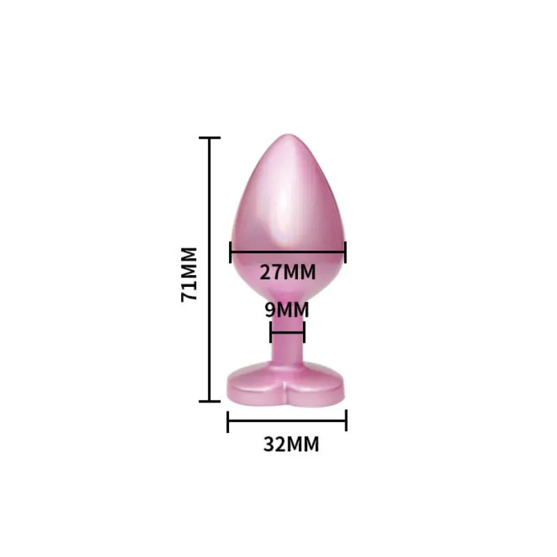 Plug Metalico Pink Fantasy - Small