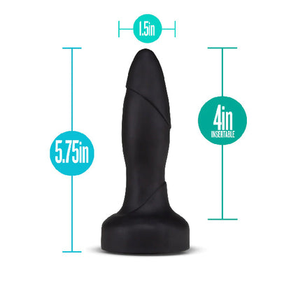 Plug Anal Drive Black Adventures (Con control remoto) - dilatador anal - juguete sexual - vibrador anal - tiendas eroticas - envios discretos
