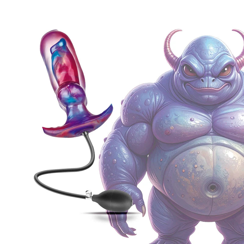 Plug Inflable Omega - Dilatador anal alien  - Juguete sexual de Dominamecl - Sex shop de Chile