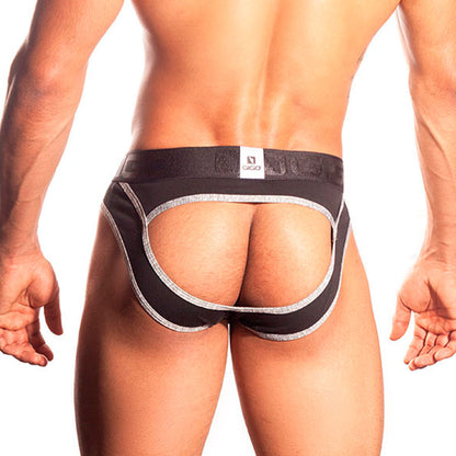 Plus Black Brief Jockstrap - suspensorio - lenceria masculina - ropa interior de hombre