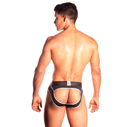 Plus Black Brief Jockstrap - suspensorio - lenceria masculina - ropa interior de hombre
