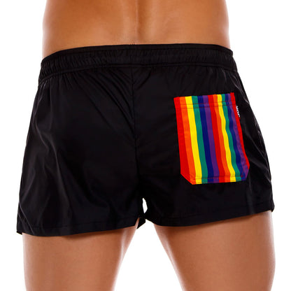 Pride Mini Short Black - Traje de Baño - Jor Underwear - Bañador